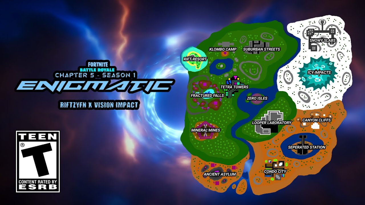 Fortnite Chapter 5 - ENIGMATIC Map Concept | Vision Impact X @heeavydirtysoul