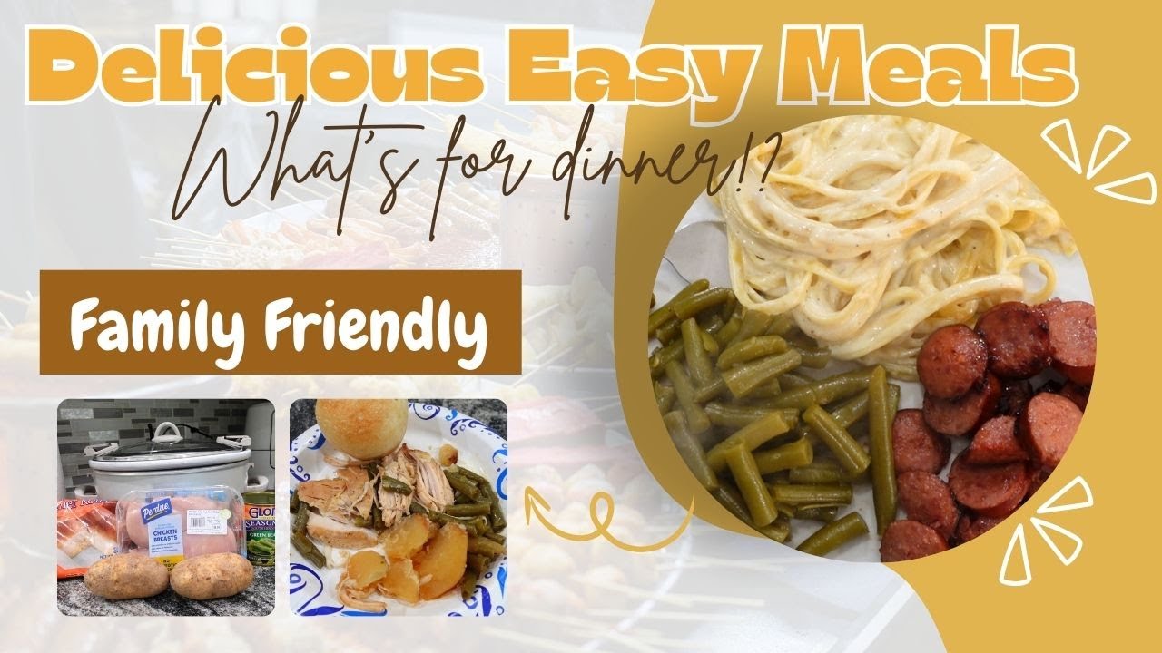 3 Quick & Easy Dinner Ideas for Busy Families | What’s for Dinner!?