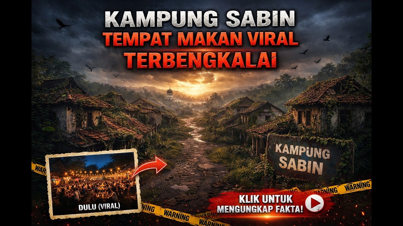 Mengejutkan! Beginilah Kondisi Kampung Sabin Cirebon Tempat Makan Viral yang Sekarang Terlantar