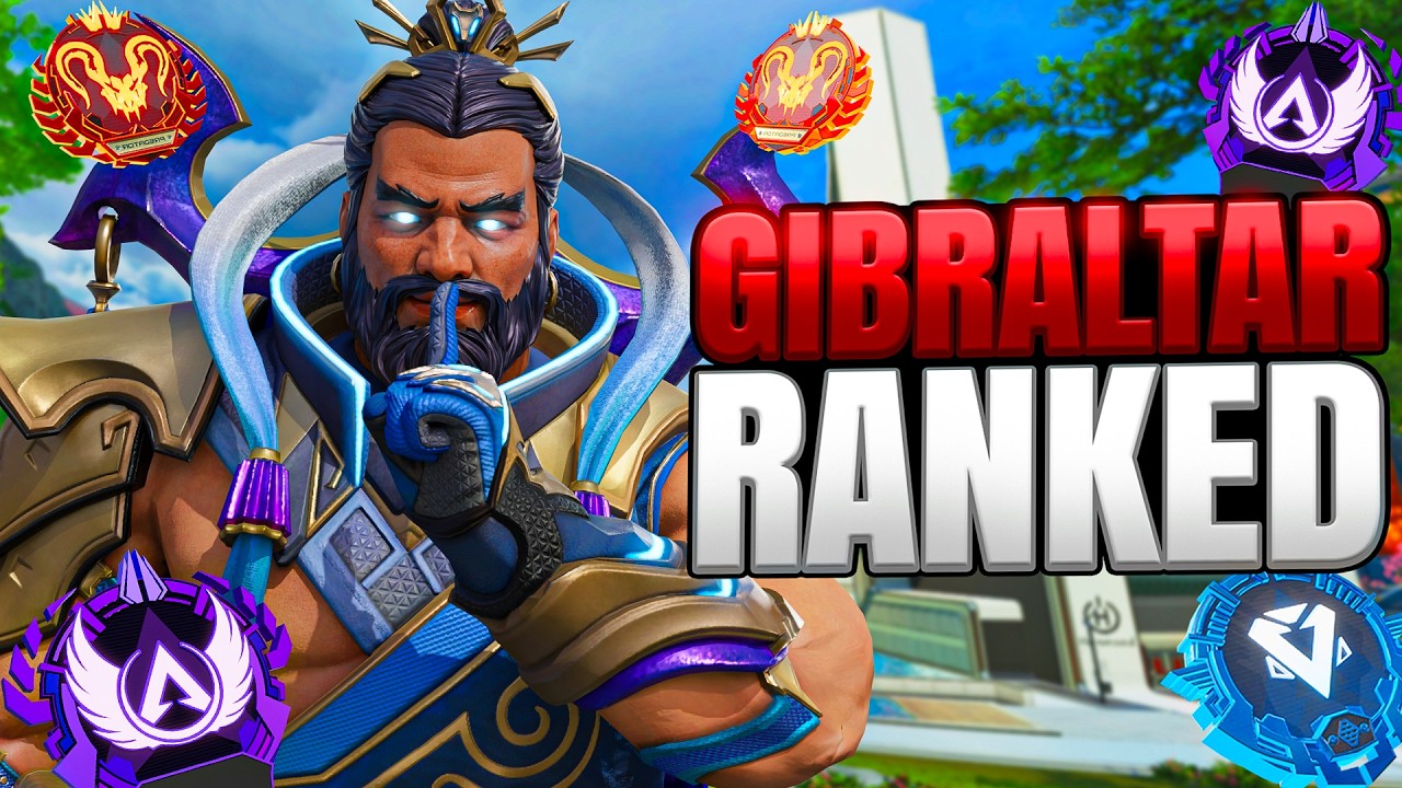 High Level Gibraltar Ranked Gameplay - Apex Legends (No Commentary)