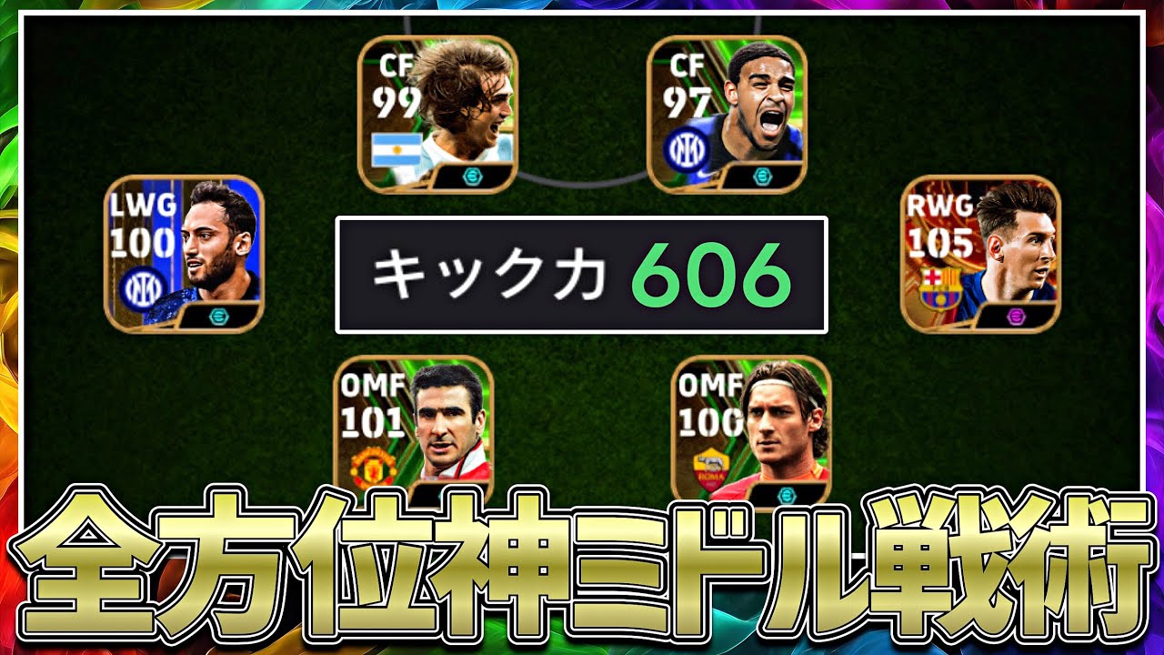 全員キック力101無限ミドル戦術最強説【eFootball2024アプリ】