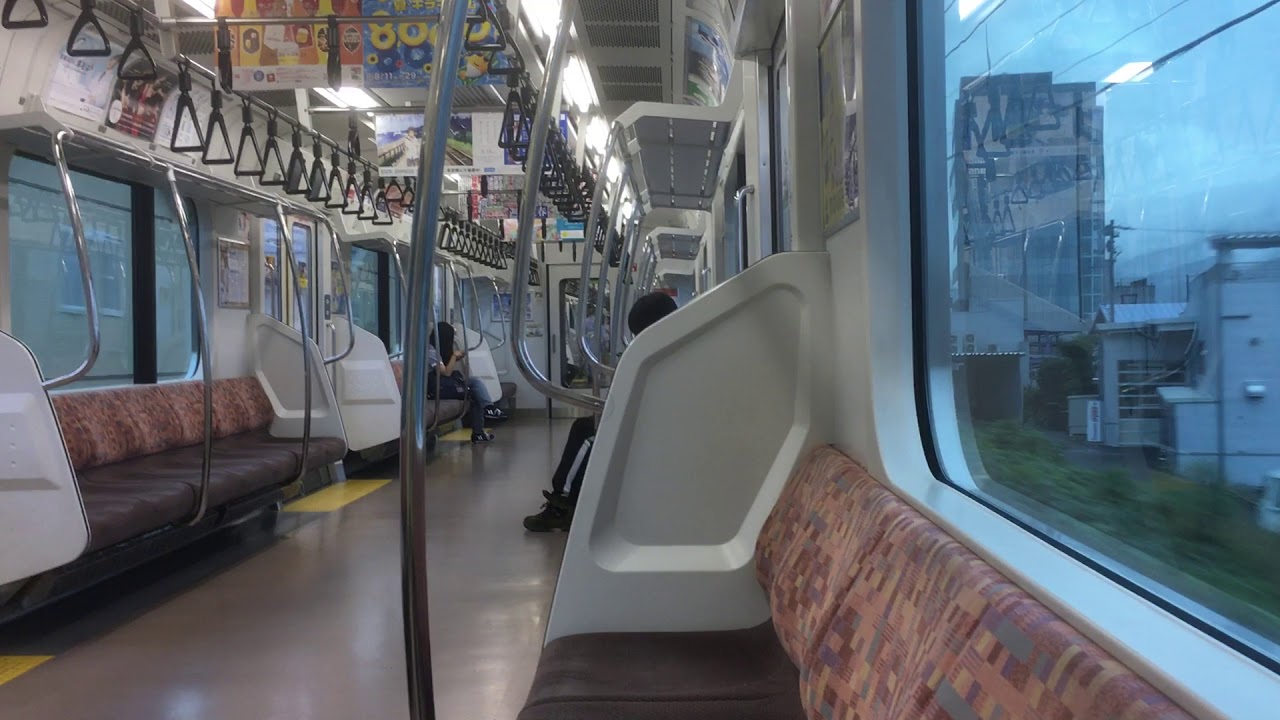 【車内風景】JR東日本E233系0番台 中央本線 上諏訪～茅野 諏訪湖花火臨