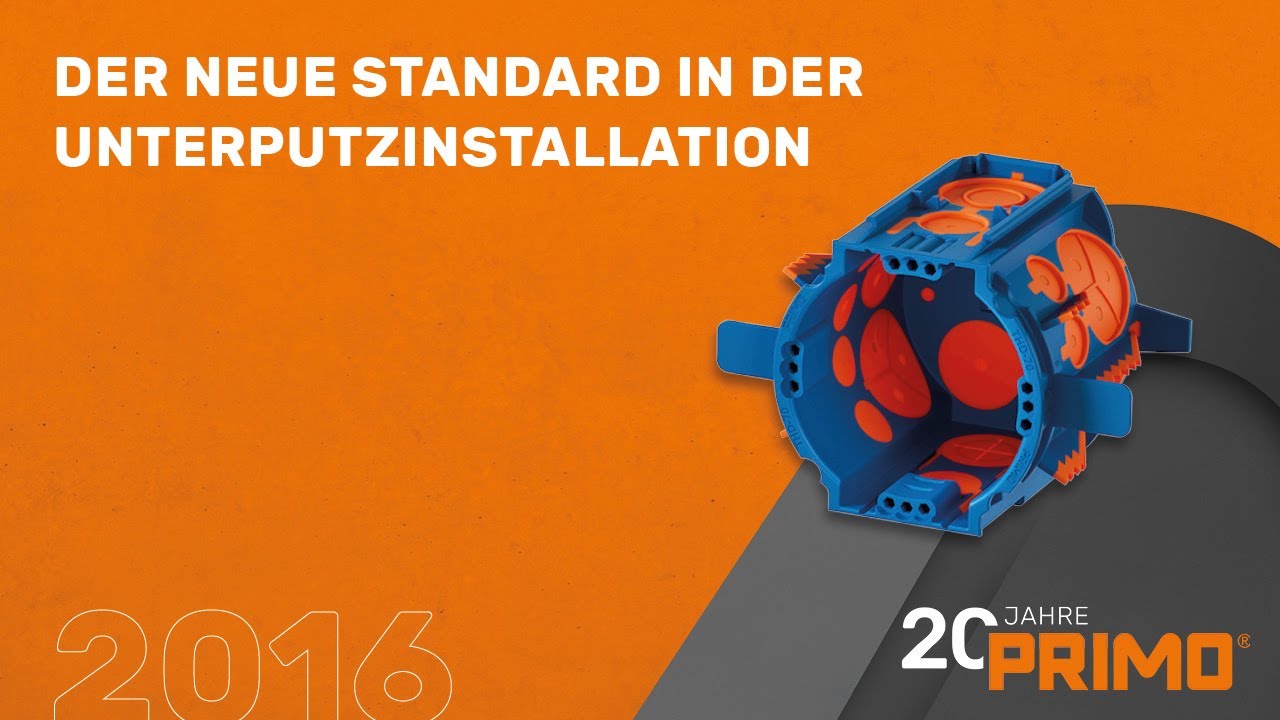 Die PRIMO Thermodose - Der neue STANDARD in der Unterputzinstallation