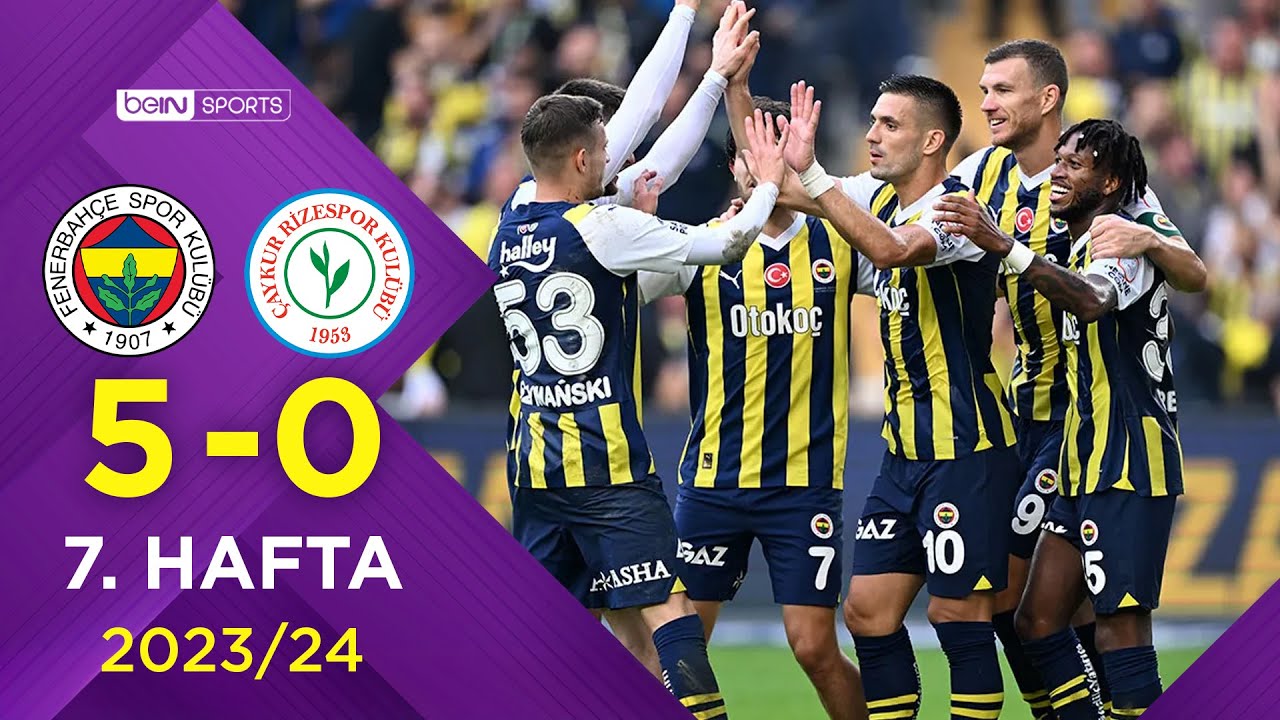 Fenerbahçe (5-0) Çaykur Rizespor | 7. Hafta - Trendyol Süper Lig 2023/2024
