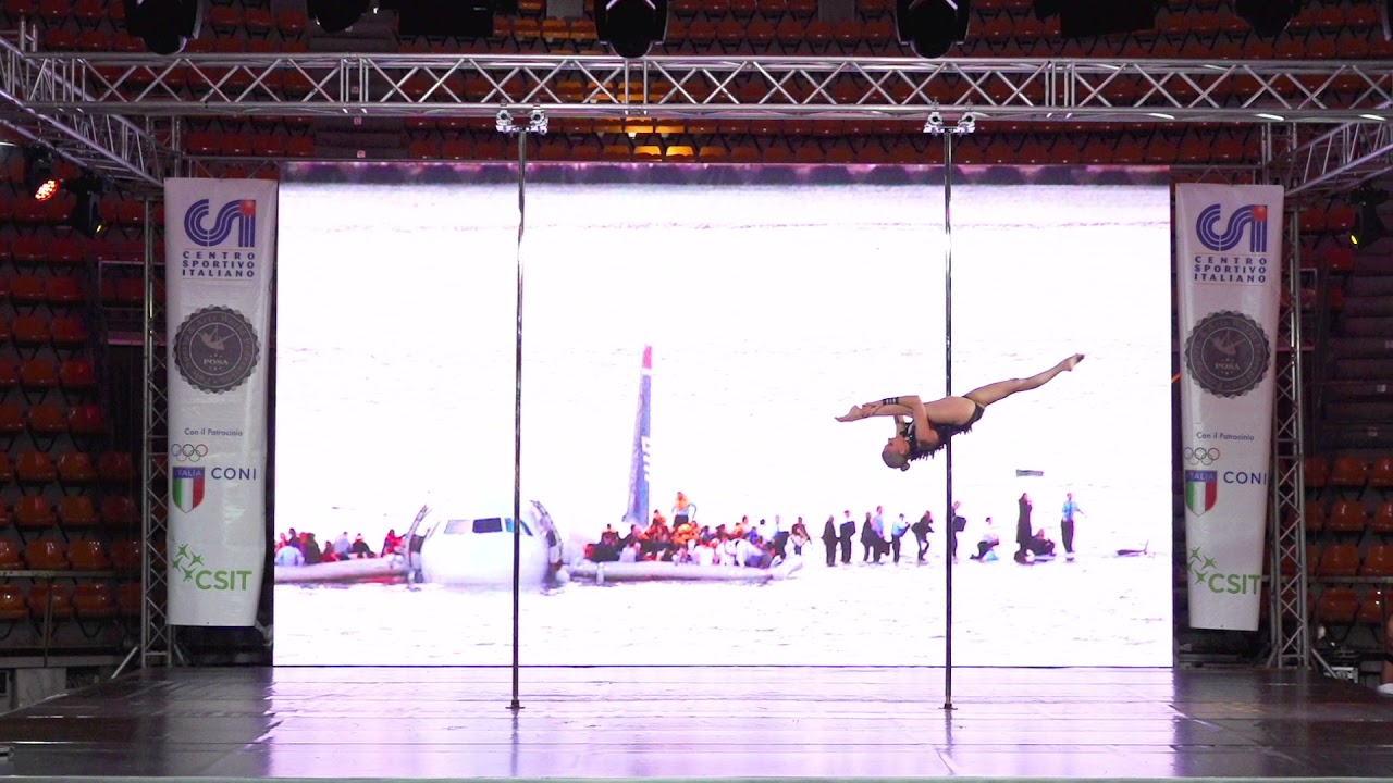 Claudia Dipilato - POSA Pole Art World Championship 2021 Bologna - Master 40+ 1st place
