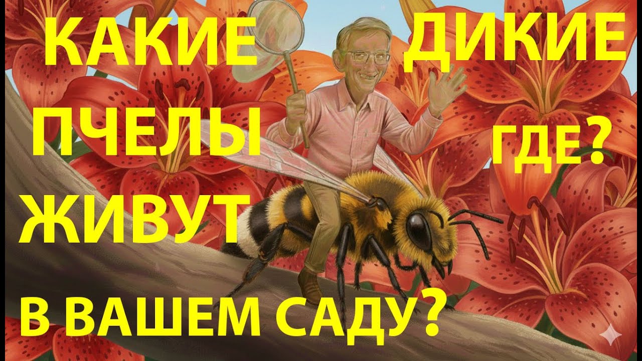 Як розвести диких, мірних бджіл Осмій як гарних запилювачів ваших дерев та квітів у вашому садку?