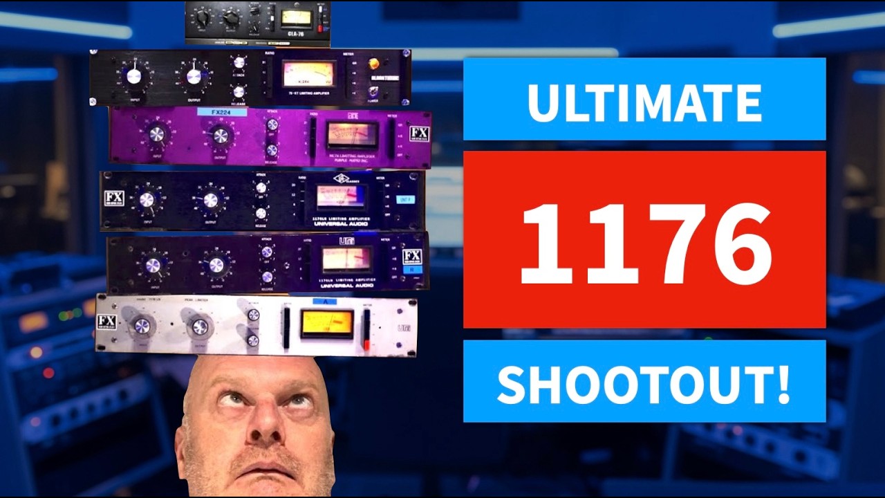 The Ultimate 1176 Shootout | Vintage Originals | Klark Teknik 76-KT | Clones | Plugins