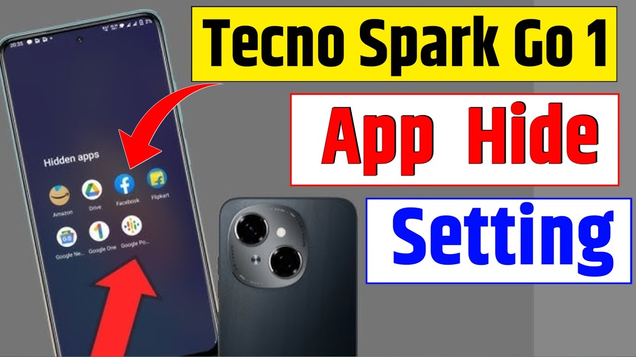 Tecno Spark Go 1 App Hide Kaise Kare | tecno spark go 1 app hide setting | Tecno spark go 1 App hide