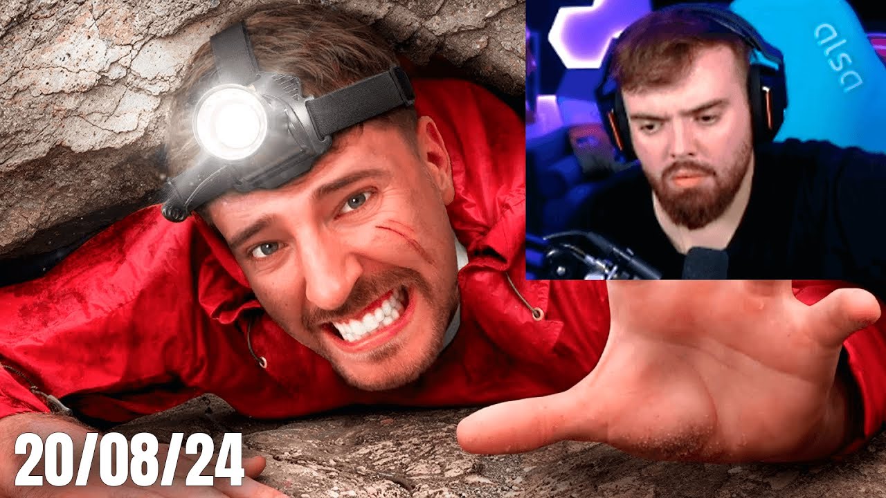 SOBREVIVÍ 7 DÍAS EN UNA CUEVA | REACCIONANDO A MRBEAST