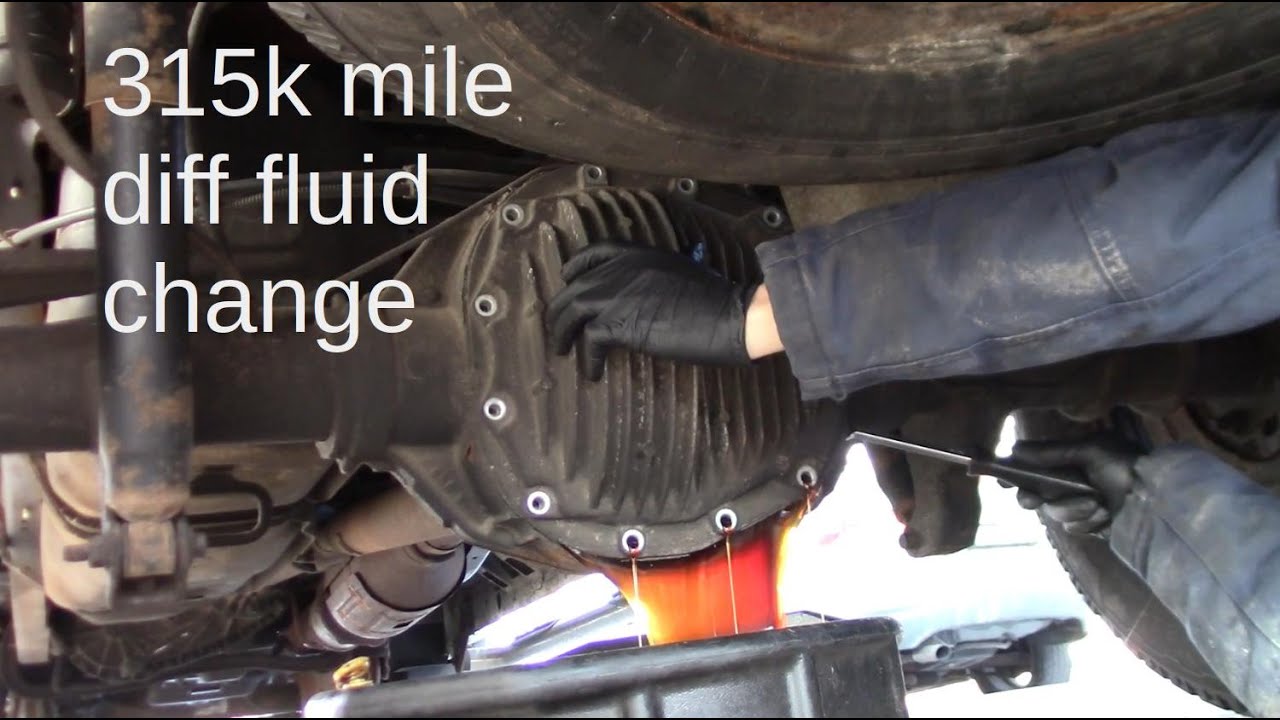 F250 rear differential fluid change at 315k miles