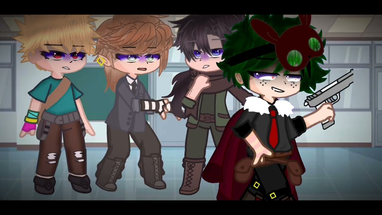 dress up as your dad meme/villain deku au/middle school