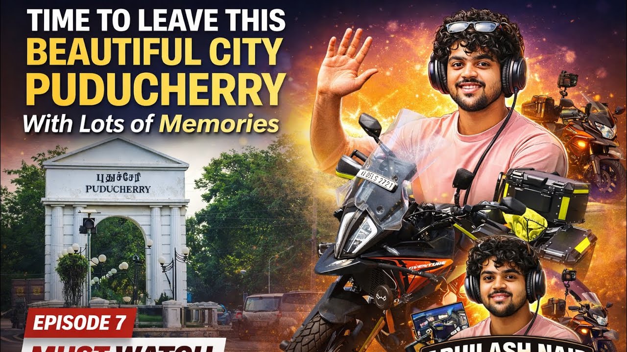 Leaving Puducherry 💔 | Auroville Breakfast & Drive Back to Bangalore eposide - 6
