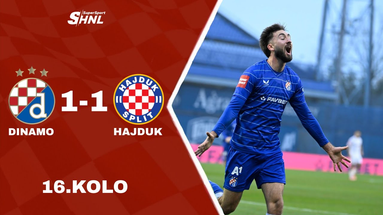 INFARKTAN DERBI!!! DINAMO-HAJDUK 1:1