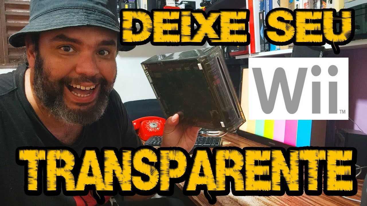 Mudei a carcaça original do Wii - Coloquei a carcaça transparente china ALI EXPRESS - Vale a pena ?
