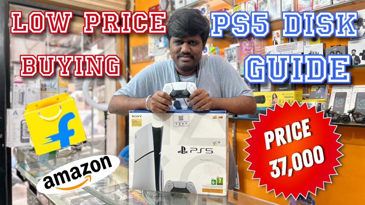 PS5 Slim Disc Edition Unboxing & Overview in Tamil⚡️ 🔥 with astro bot playroom GamePlay😍!#flipkart 