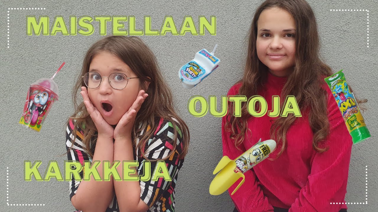 MAISTELLAAN OUTOJA KARKKEJA (liian kirpeitä)