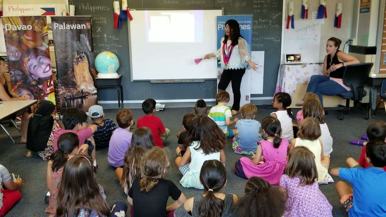 Philippine Cultural Lecture to children in the U.S.A.