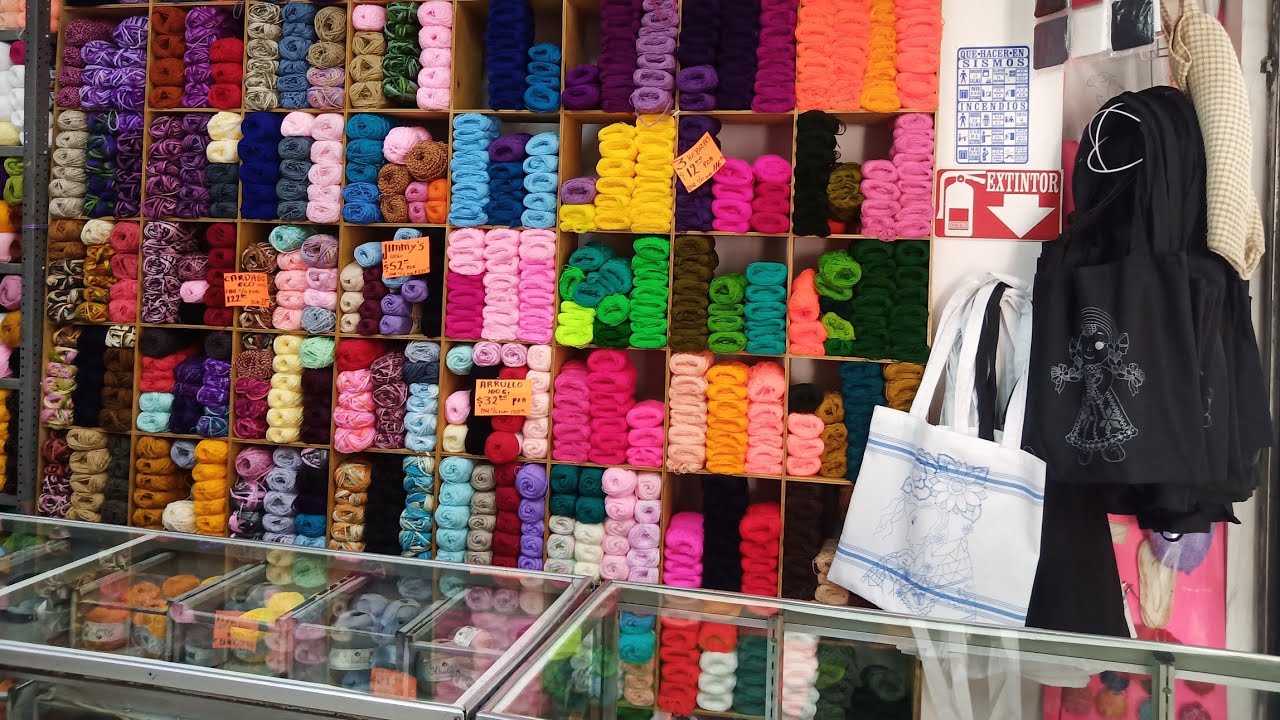 Visita a tienda de Estambres y Mercería El universo 2022 CDMX