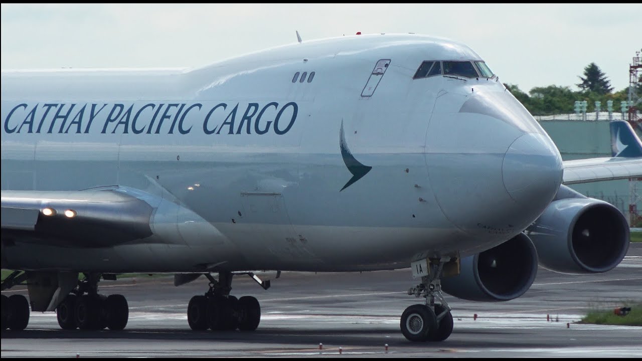 Cathay Cargo Boeing 747-400F B-LIA Landing at Narita 34R | NRT/RJAA | Cathay Pacific