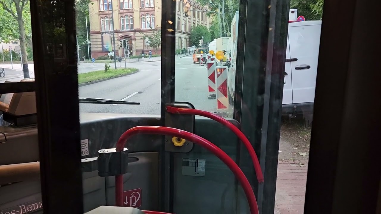 Mitfahrt auf der Linie 44 zur Reventloubrücke