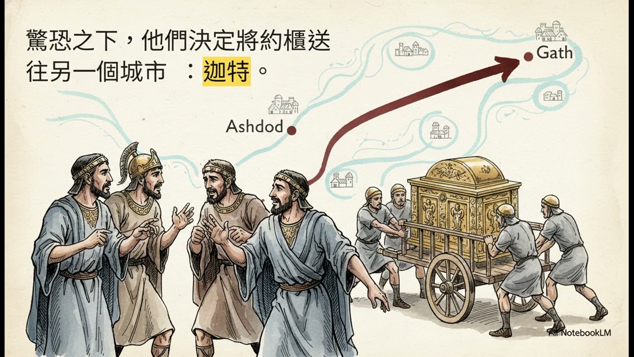 撒母耳記上5.   上帝的約櫃與非利士人的瘟疫