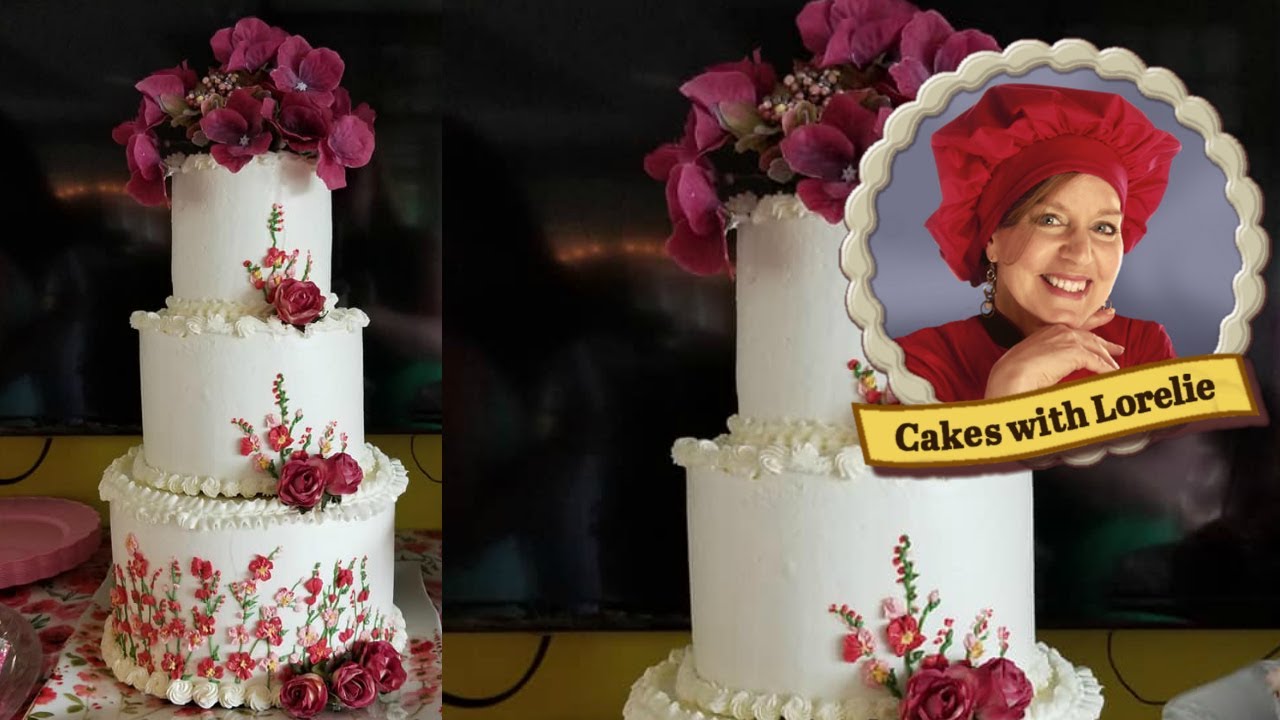 Summer Wedding Cakes - Buttercream Techniques For Cakes