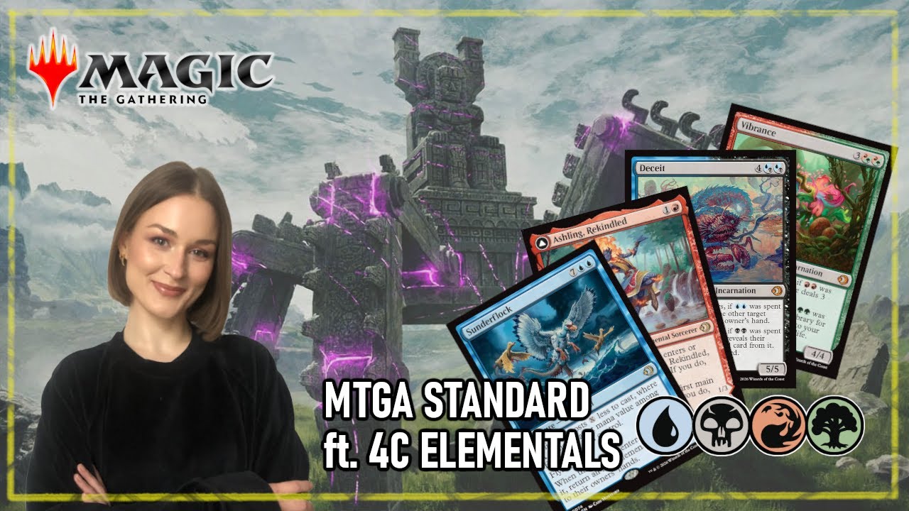MTGA STANDARD ft Pro Tour Lorwyn TOP8 DECK - 4c ELEMENTALS (Ranked bo3)