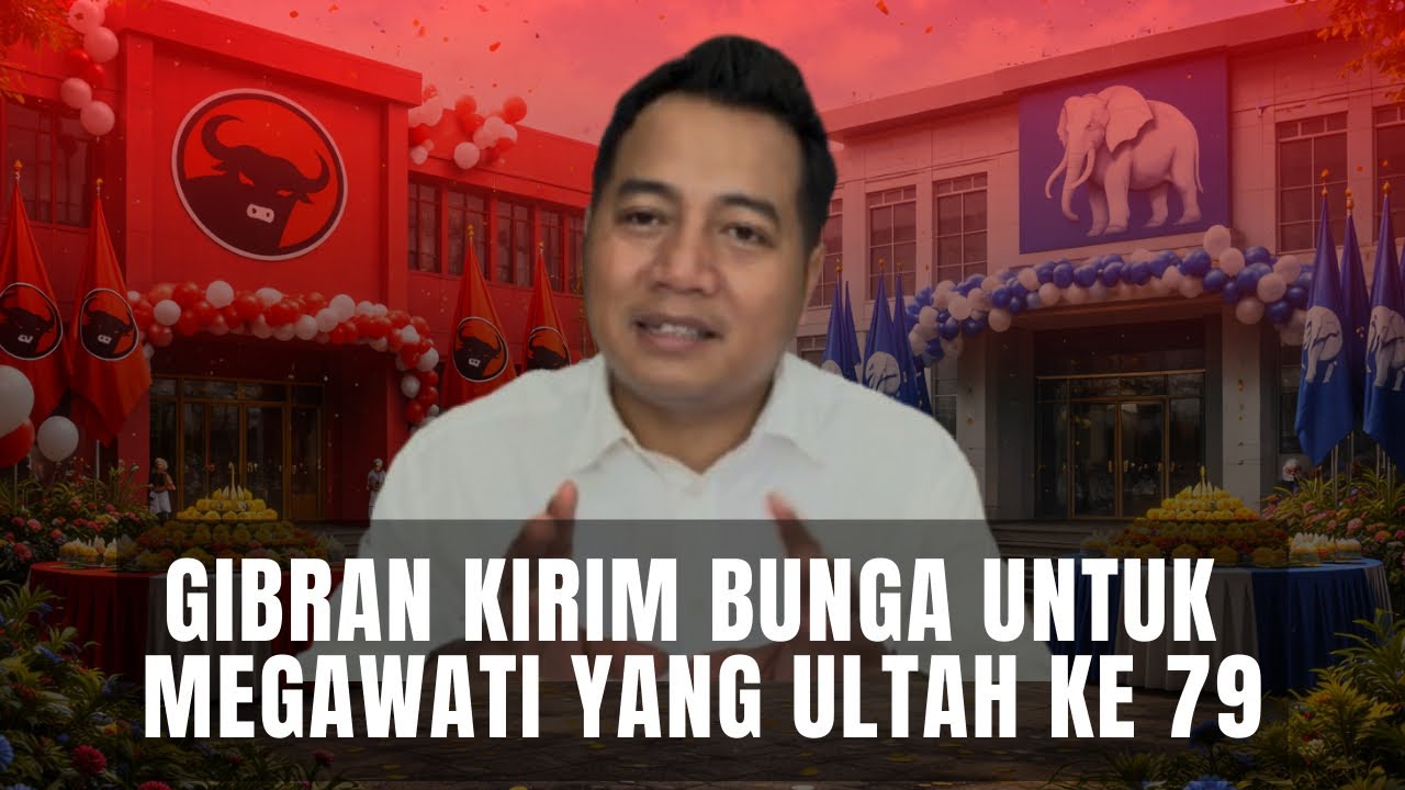 Ultah yang Ke 79, Megawati Dapat Kiriman Bunga dari Gibran-Politik Syaiun-Syaiun Adi Prayitno 