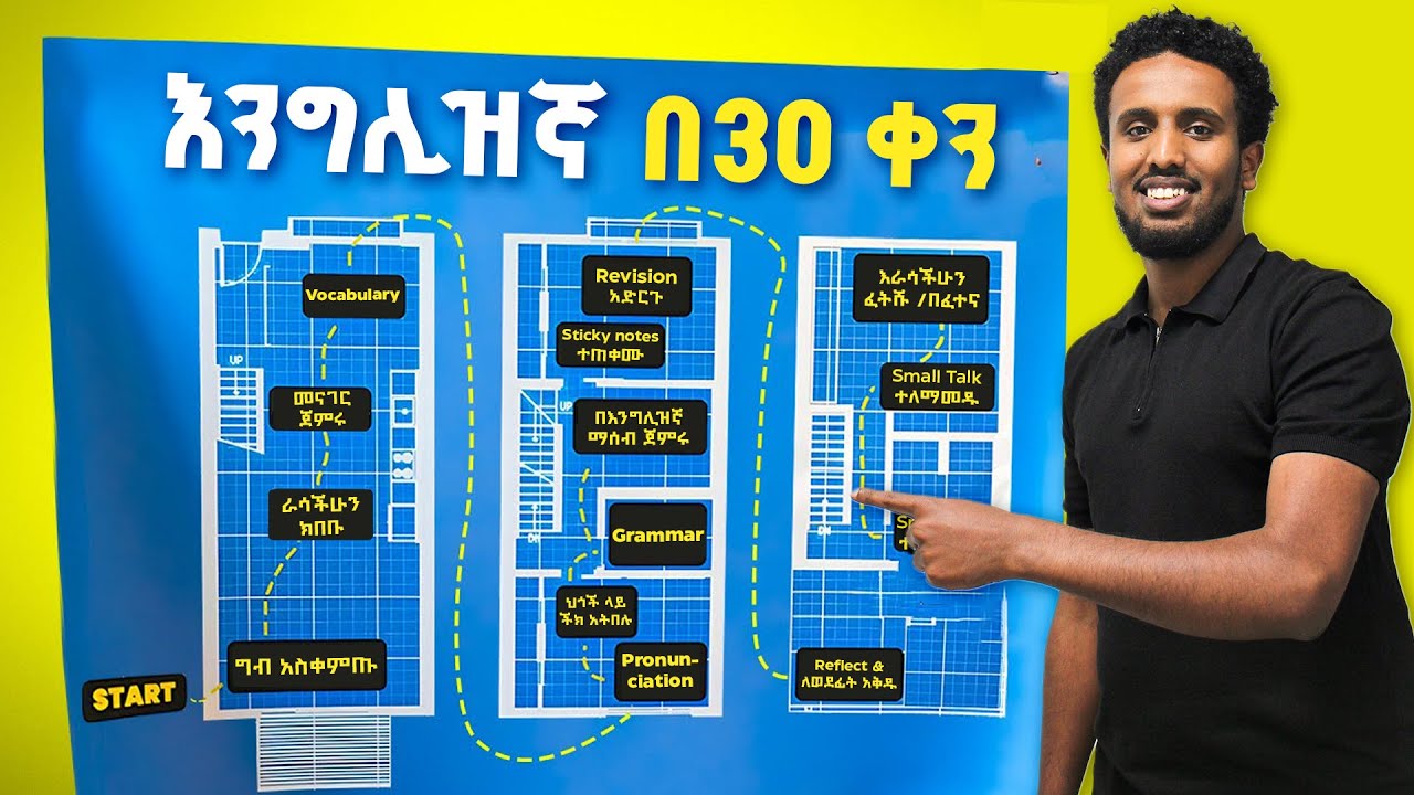 በ 30 ቀናት ውስጥ እንግሊዝኛ ይማሩ | ለጀማሪዎች Step-by-Step – Full Roadmap (FREE!)