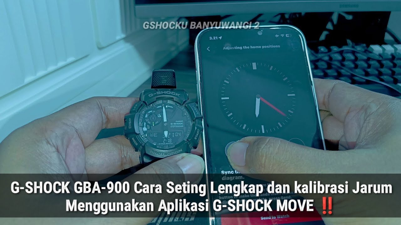 G-SHOCK GBA-900 Cara Seting Lengkap dan kalibrasi Jarum Menggunakan Aplikasi G-SHOCK MOVE ‼️