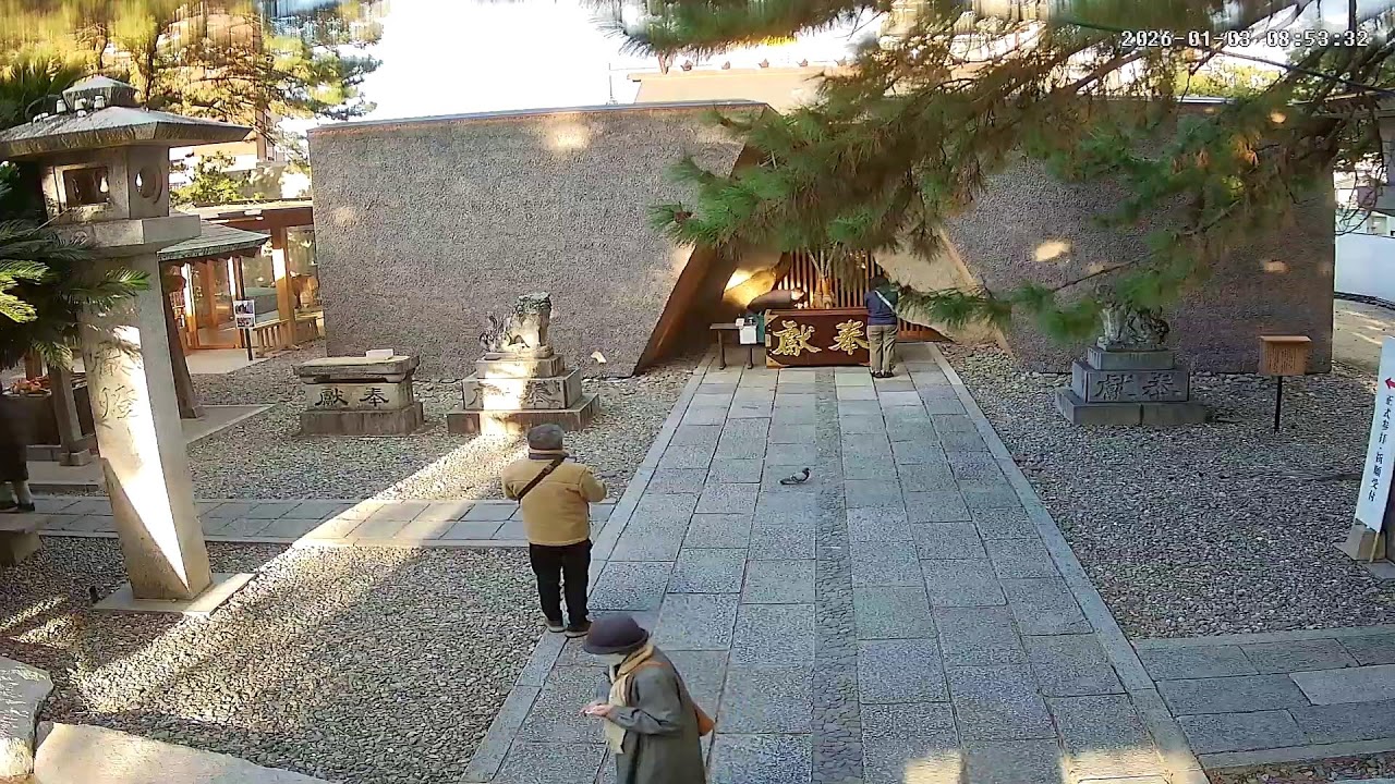 【公式】鳥飼八幡宮 境内ライブ配信 令和8年1/2　夜