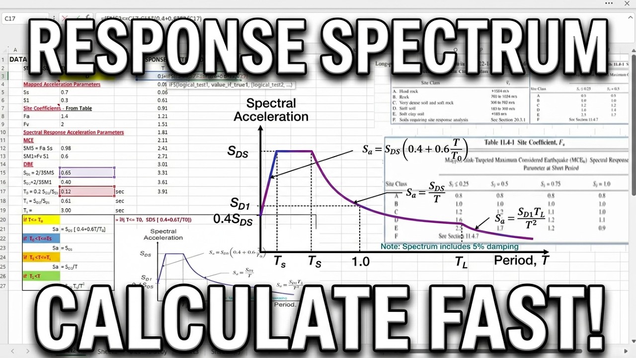 RESPONSE SPECTRUM CURVE / DATA GENERATION