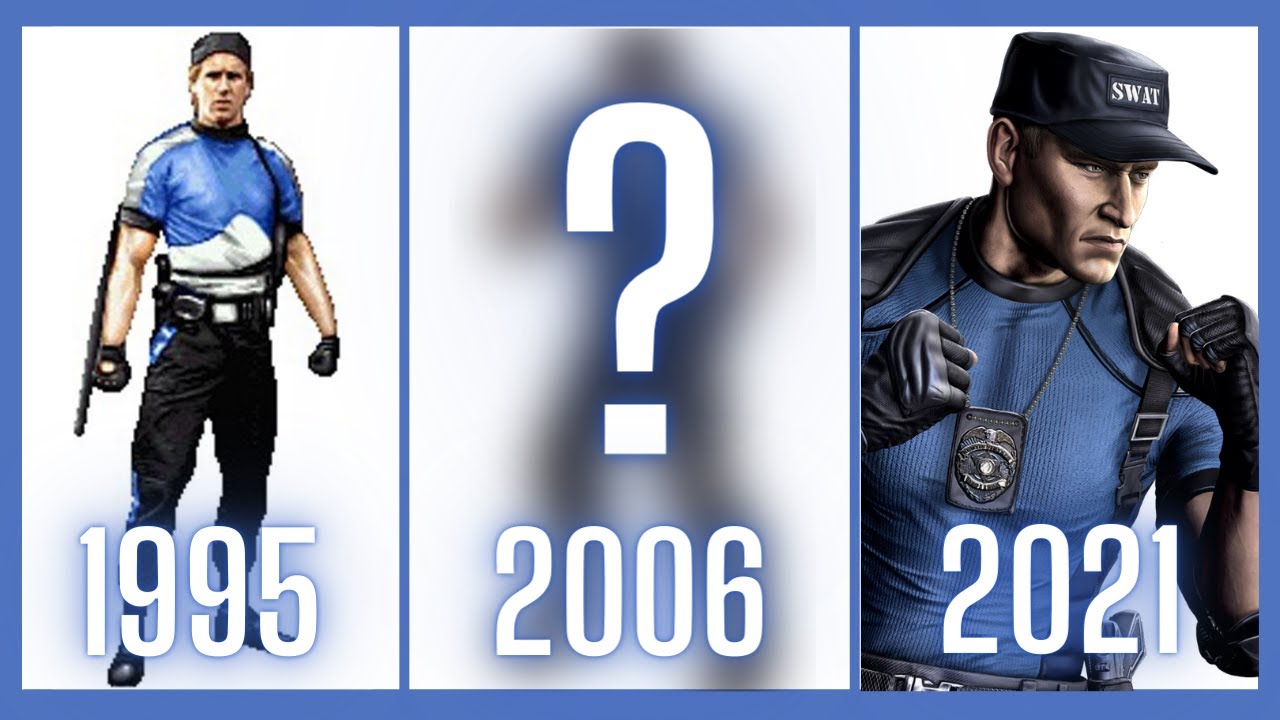 Evolution of Mortal Kombat Characters Stryker 1995 - 2021