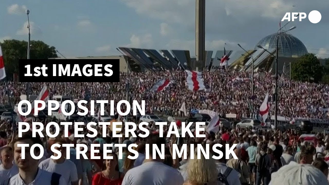 Belarus: huge opposition demonstration in Minsk | AFP