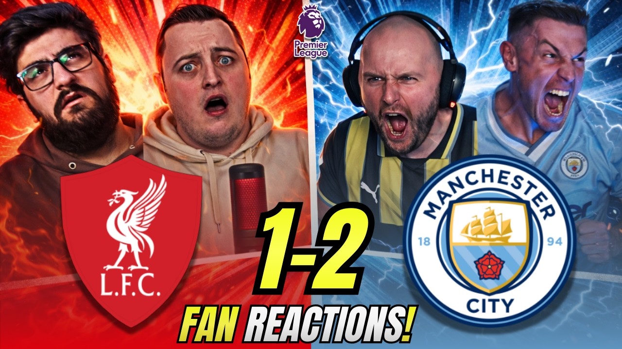 Liverpool & City Fans React to Liverpool 1-2 Manchester City | Premier League Fan Reactions