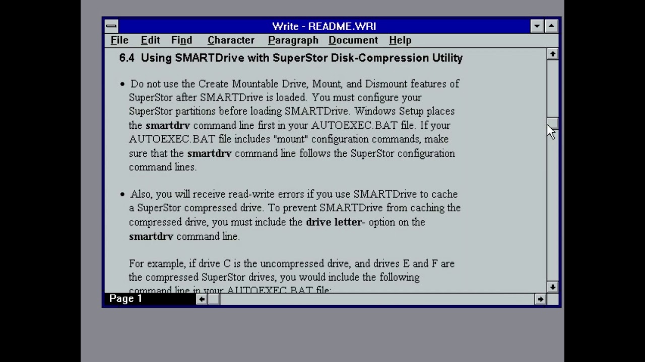 Asennus Ms Dos 6.22 + Windows 3.1 (English)