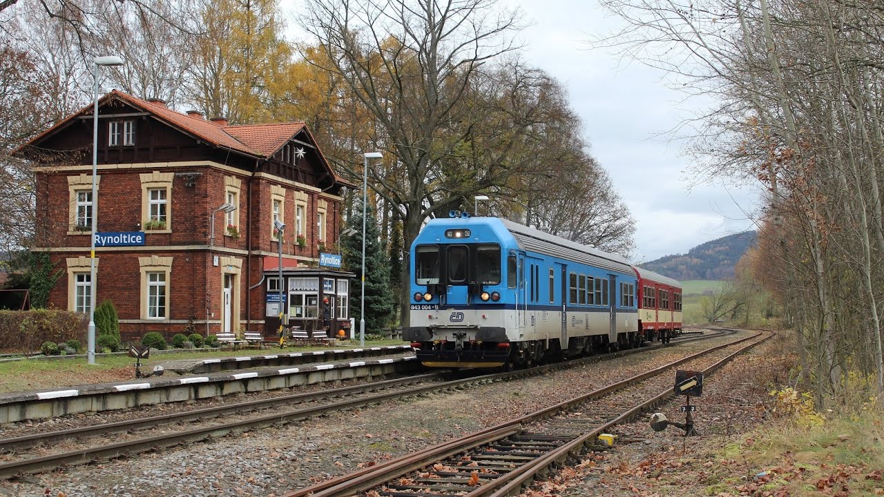 Vlaky na trati  Liberec - Česká Lípa  17.11.2020