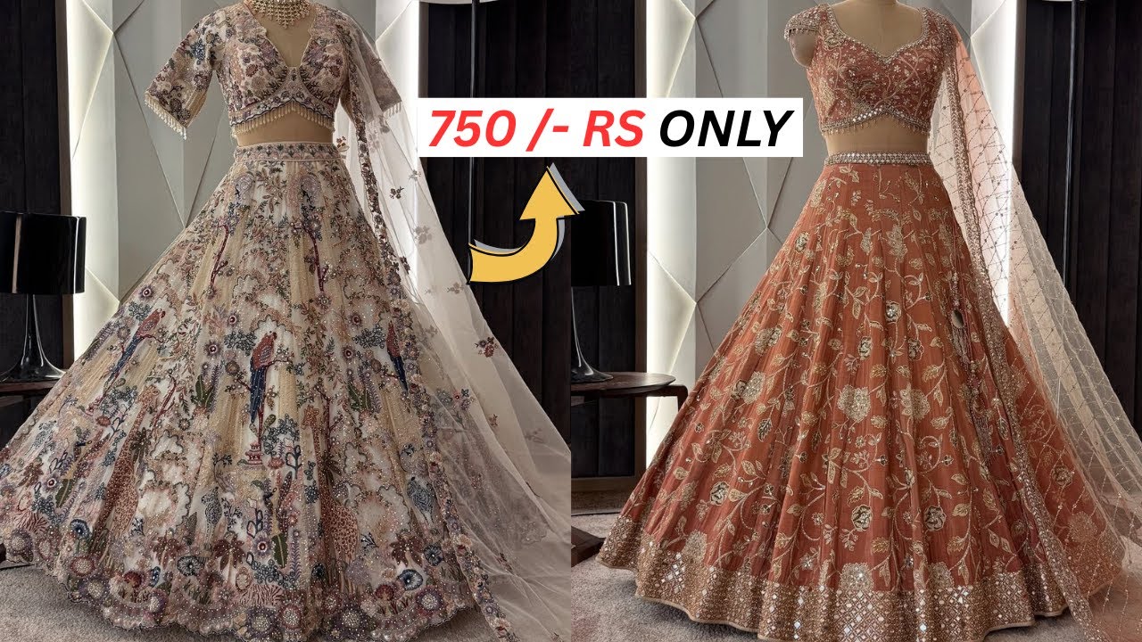 गजब का लहंगा कलेक्शन | Lehenga wholesale market surat | surat lehenga market | new lehenga under-5K