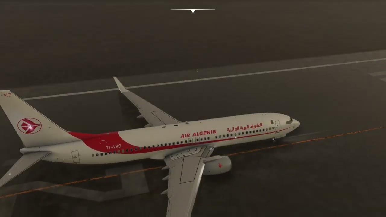 Montpellier takeoff in bad weather