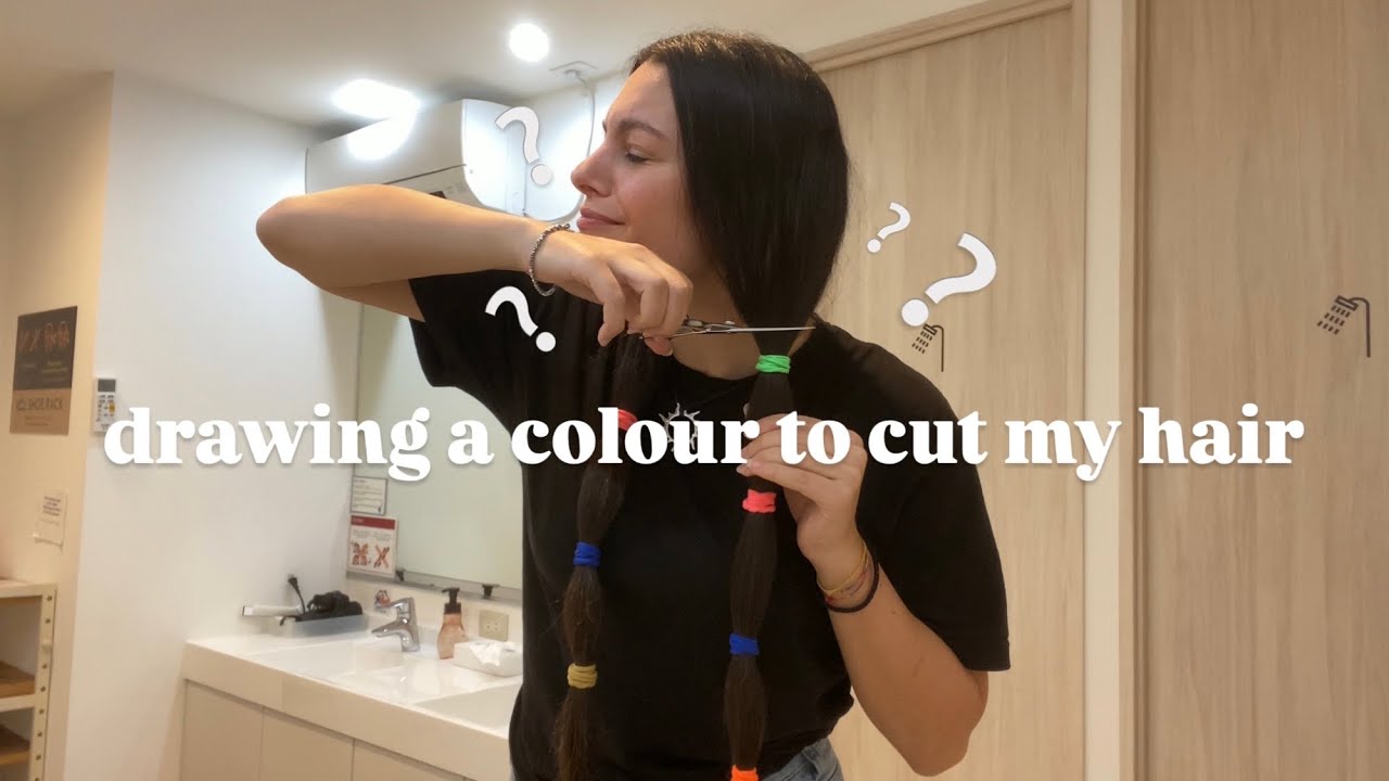 Cutting my hair but idk how short | drawing my luck