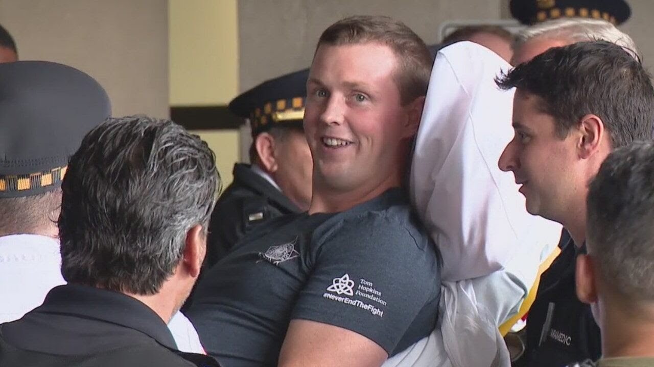 Chicago Police Officer Danny Golden to be escorted home after shooting paralyzed him last month