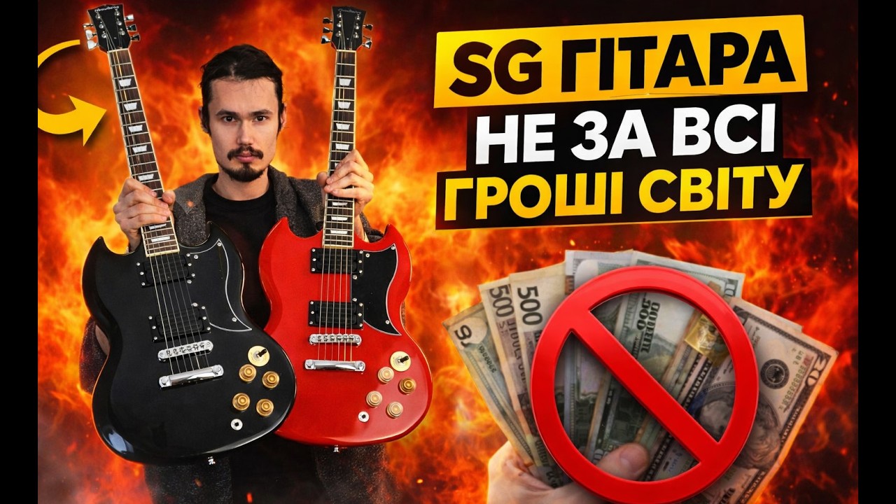 🎸Гітари форми SG від компанії Toneberg TESG 400