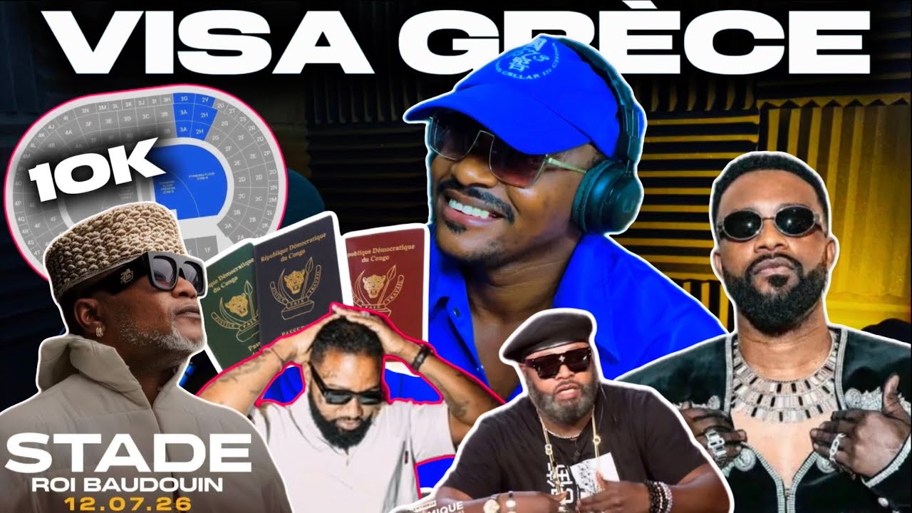 FERRE 12VISAS YA GRÈCE,KOFFI STADE ROI BAUDOUIN configuration 10K,FALLY&KUSA EXLUS?