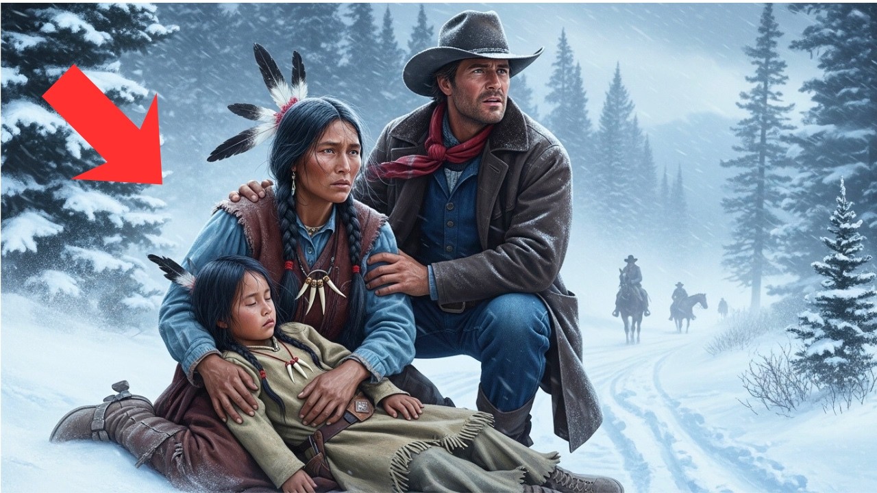 A Lone Cowboy Found a Native Mother and Child Freezing on a Mountain Trail