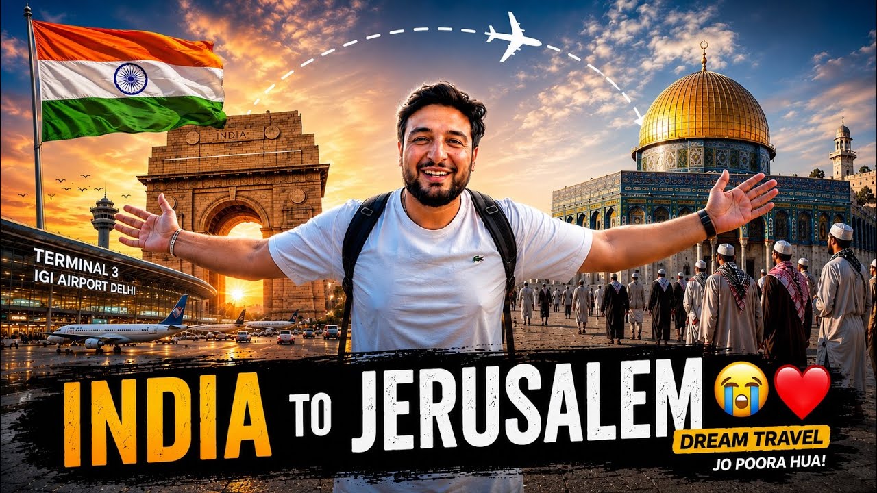 Finally! I Visited Al Aqsa Mosque | India to Jerusalem 😭❤️ | Shailab Vlogs 7 