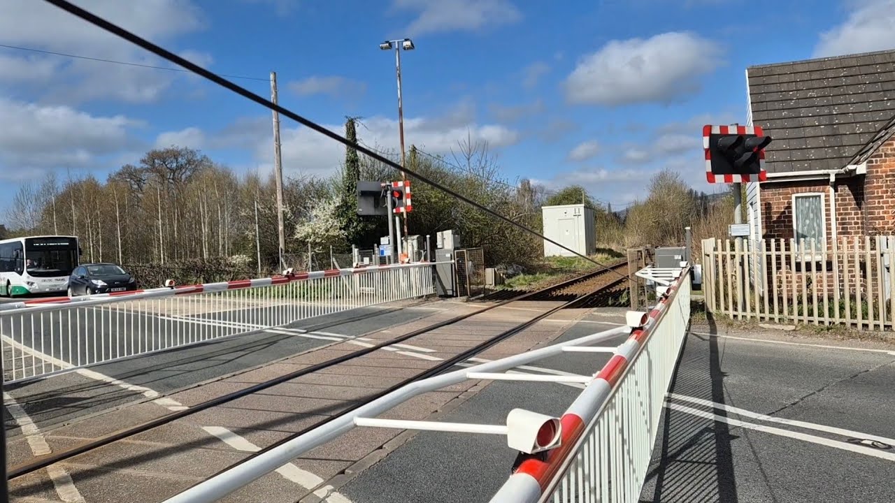 *Brand New Barriers* Llanidloes Road Level Crossing, Powys (05/04/2025)