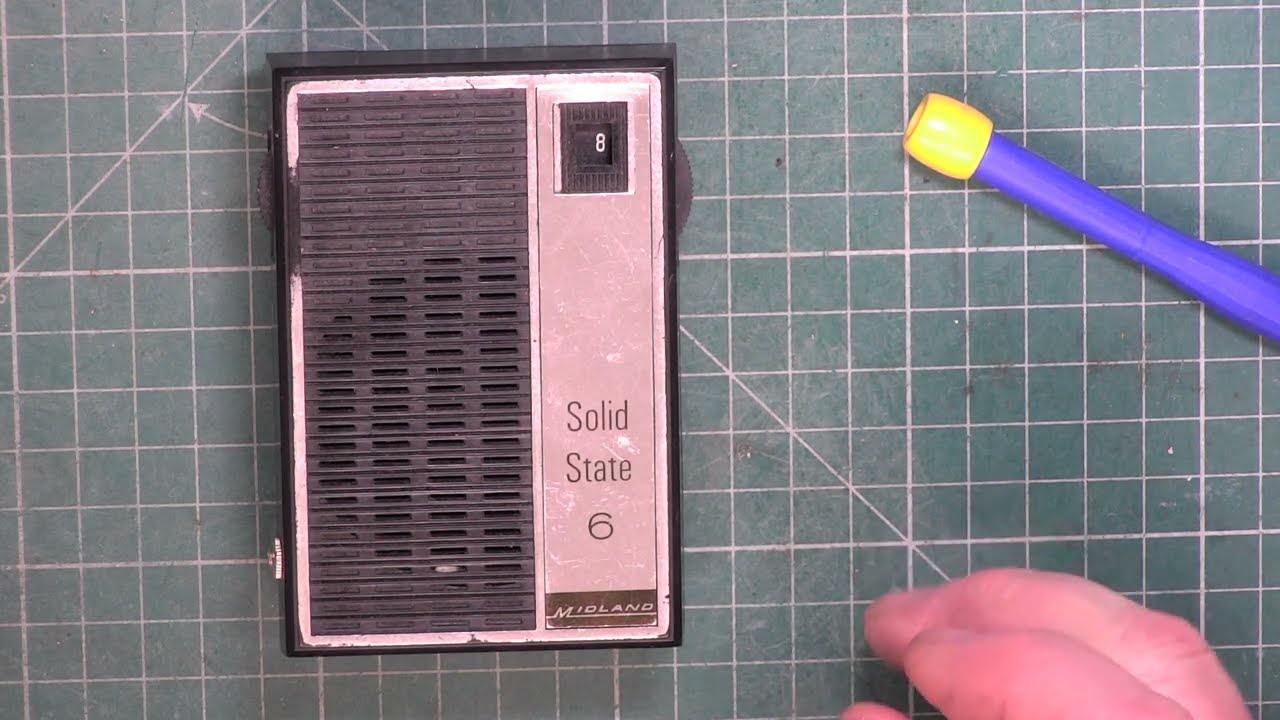 Vintage Midland transistor radio repair just for fun