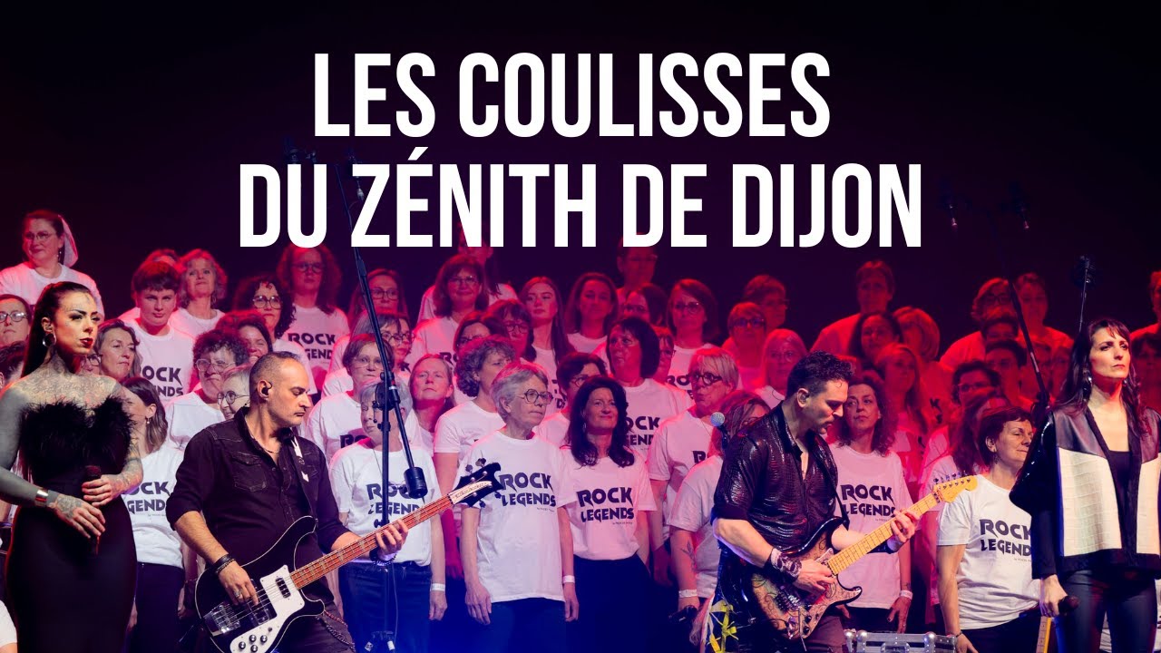 « Les légendes du Rock »  avec la Team Dijon - les dernières répétitions avant de monter sur scène…