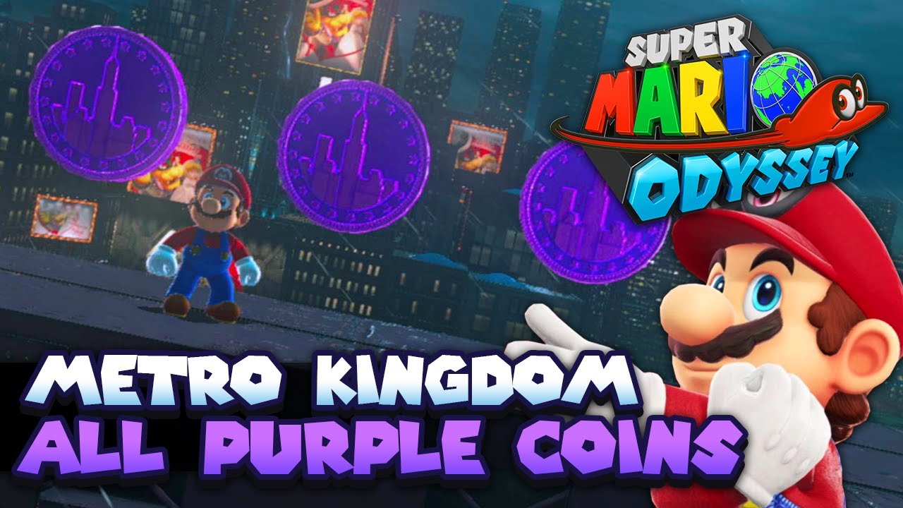 Все 100 фиолетовых монет в Metro Kingdom Guide | Super Mario Odyssey