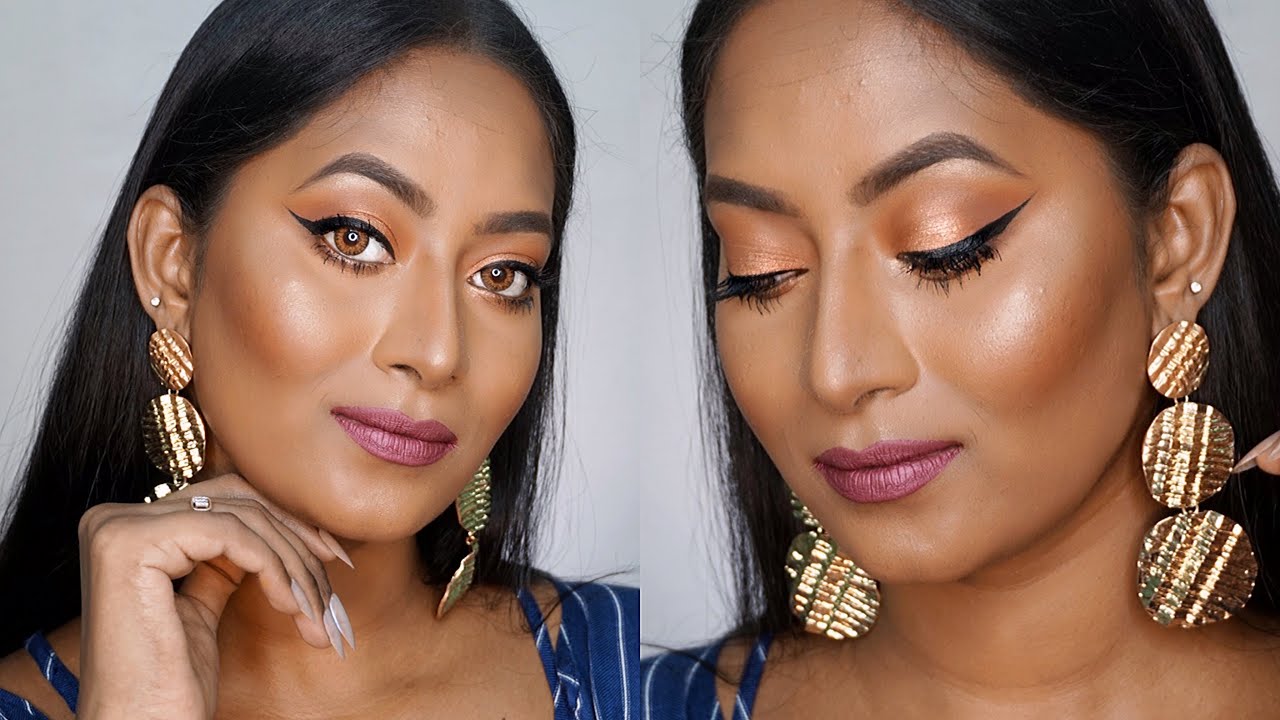 Easy, AFFORDABLE & BEGINNER friendly Makeup Look 💄| DUSKY INDIAN SKINTONE |